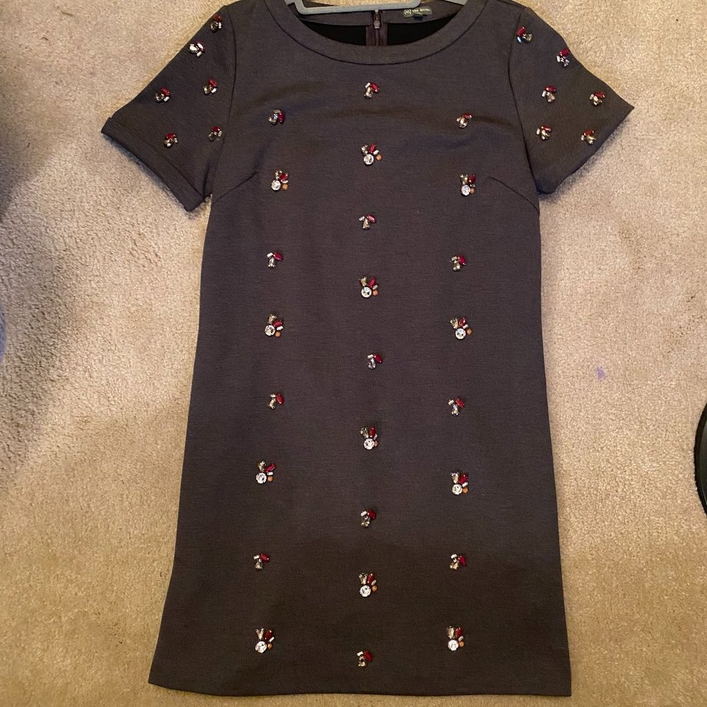 Jeweled Sweater Dress